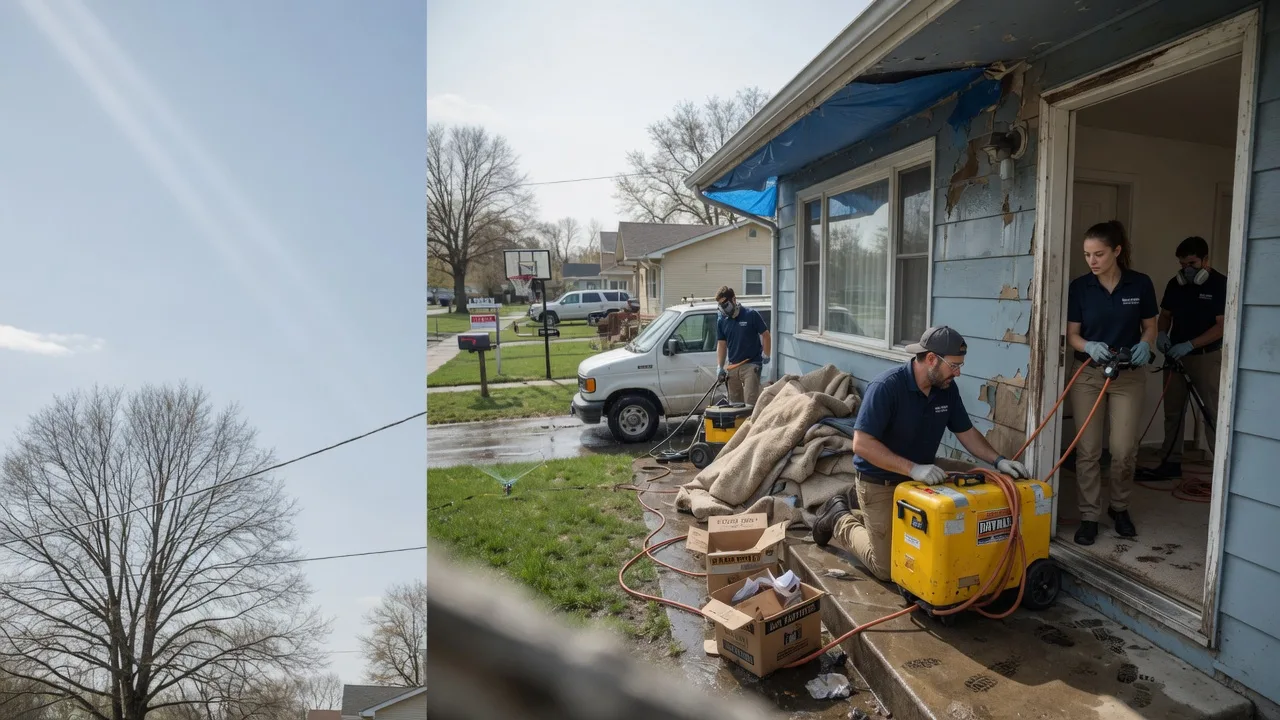 Basement Flood Cleanup in Salem, IL near me
